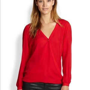 Parker Mae Wrapeffect Blouse